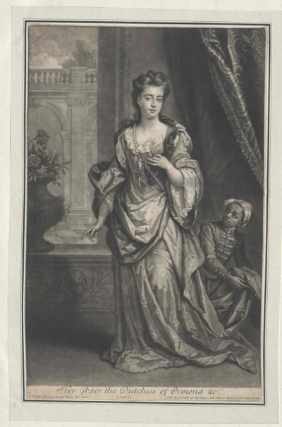 Lady Maria Somerset af Artist Unknown