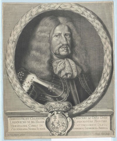 Landgreve af Hessen-Darmstadt Lewis VI af Artist Unknown