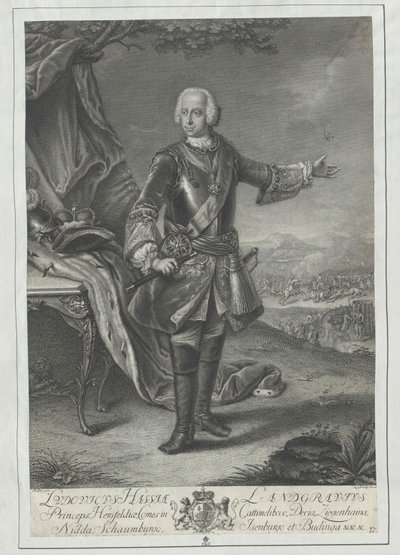 Landgrave of Hesse Louis VIII af Artist Unknown