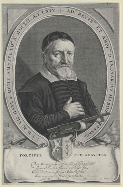 Leonhard Marius (tryk) af Artist Unknown