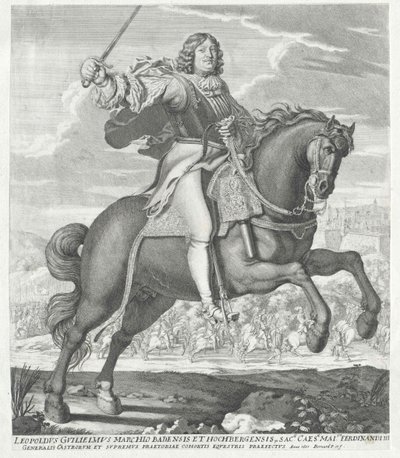 Leopold Wilhelm I af Baden-Baden af Artist Unknown