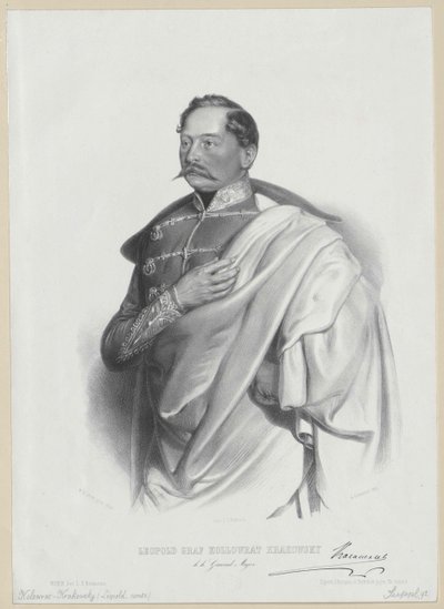 Leopold greve Kolovrat Kraków af Artist Unknown
