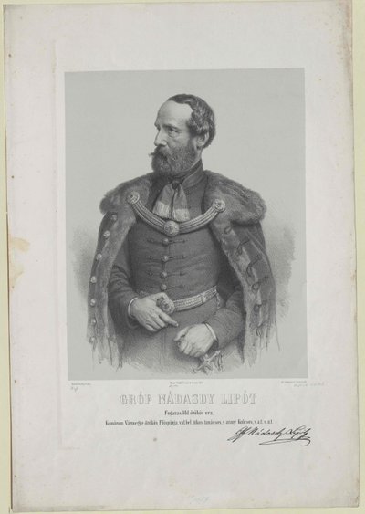 Leopold greve Nadasdy-Nadasd-Fogaras af Artist Unknown