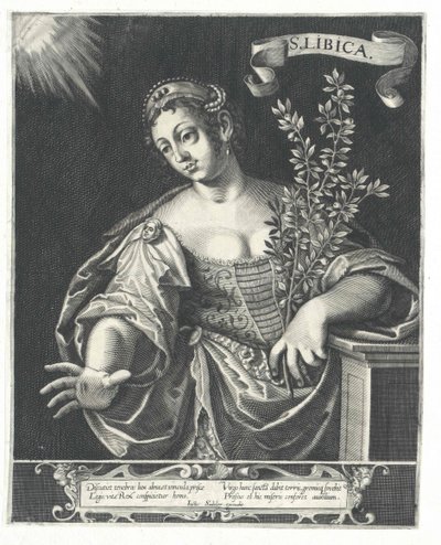 Libysk sibylle, af Artist Unknown