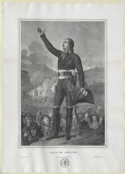 Louis-Marie de Salgues, markis de Lescure af Artist Unknown