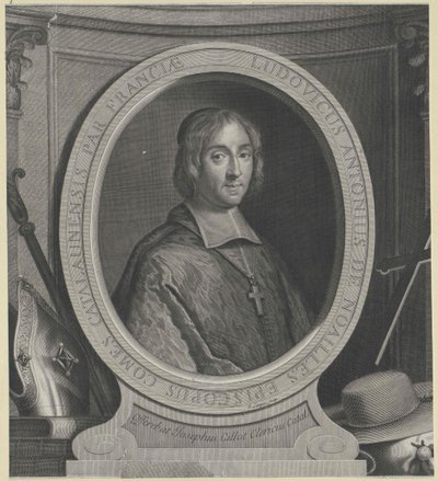 Louis Antoine de Noailles af Artist Unknown