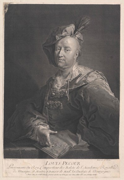 Louis Pecour af Artist Unknown