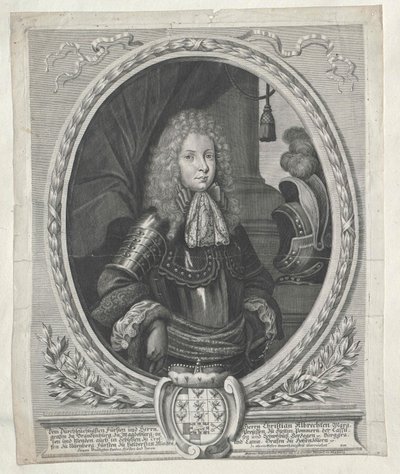Margrave of Brandenburg Christian Albrecht af Artist Unknown