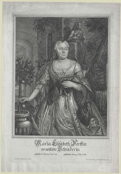 Maria Elisabeth Vorst af Artist Unknown