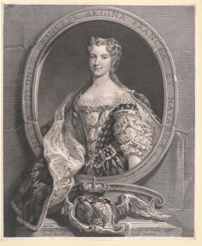 Maria Leszczynska af Artist Unknown