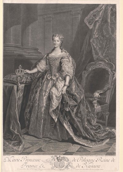 Maria Leszczynska af Artist Unknown