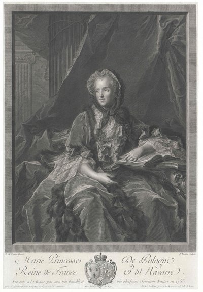 Maria Leszczynska af Artist Unknown