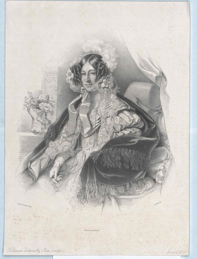 Maria Rosa grevinde Kinsky von Wchinitz og Tettau af Artist Unknown