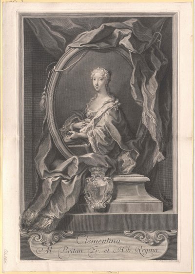 Maria Clementine Sobieska af Artist Unknown
