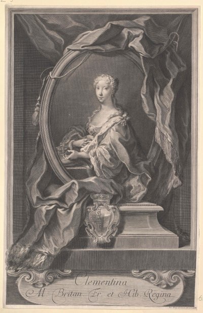 Maria Clementine Sobieska af Artist Unknown