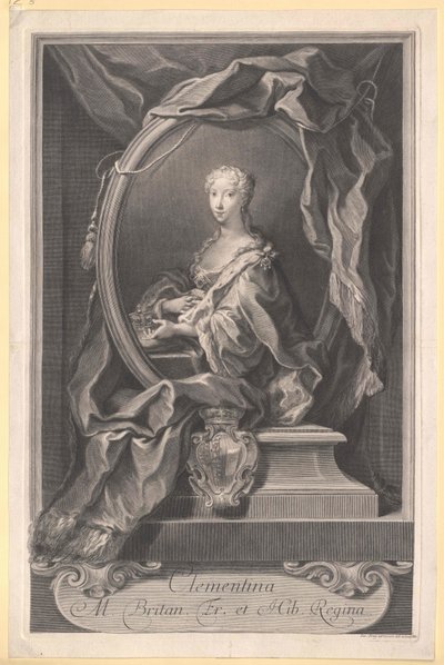 Maria Clementine Sobieska af Artist Unknown