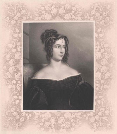 Marianna grevinde Bacinetti von Sciafenberg (print) af Artist Unknown