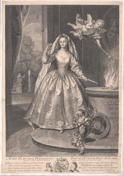 Marie Francoise Perdrigeon af Artist Unknown