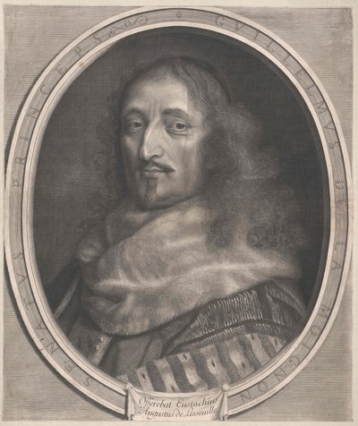 Marquess de Basville Lamoignon (print) af Artist Unknown
