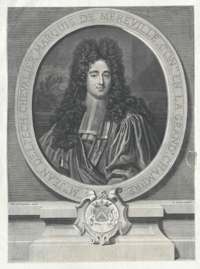 Marquess de Mereville Delpech af Artist Unknown