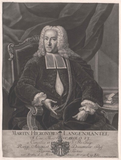 Martin Jerome Langenmantel af Artist Unknown