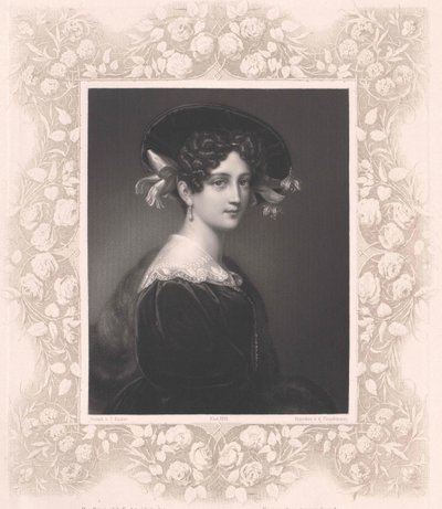 Maximiliane Borzaga (print) af Artist Unknown