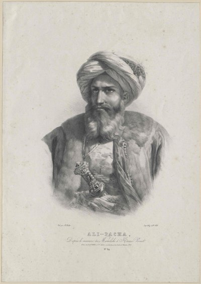 Mehemed Ali bashaw (print) af Artist Unknown