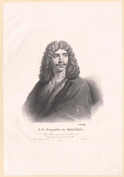 Moliere (skriv ud) af Artist Unknown
