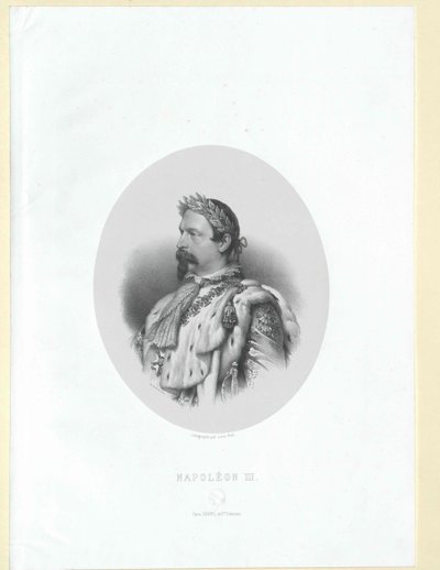 Napoleon III kejser af Frankrig, af Artist Unknown