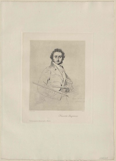 Niccolo Paganini af Artist Unknown