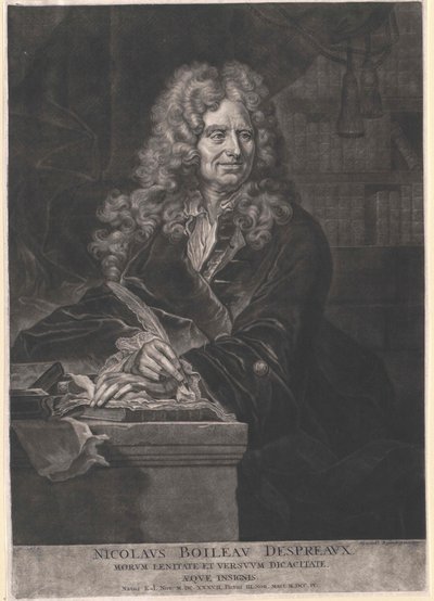 Nicolas Boileau-Despreaux af Artist Unknown