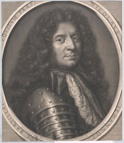 Nicolas Jehannot de Bartillat (tryk) af Artist Unknown
