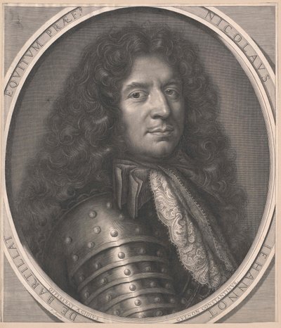 Nicolas Jehannot de Bartillat (tryk) af Artist Unknown