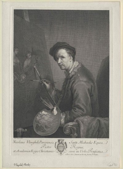 Nicolas Vleughels af Artist Unknown