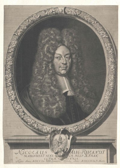 Nicolaus August Ruland af Artist Unknown