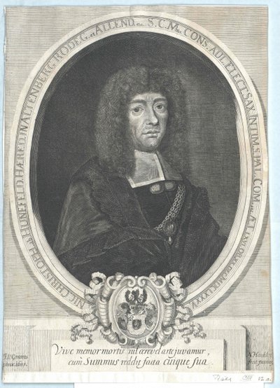 Nicolaus Christoph von Huenefeld af Artist Unknown