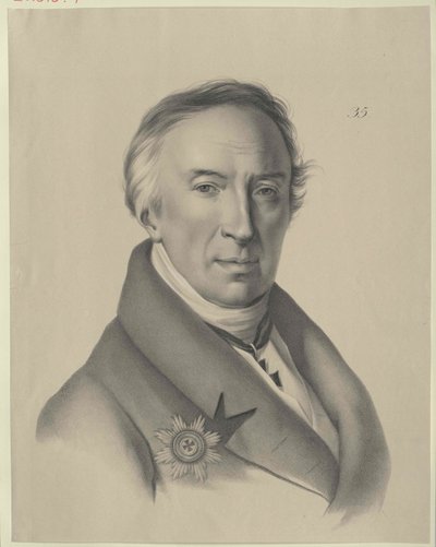 Nikolai Mikhailovich Karamzin af Artist Unknown