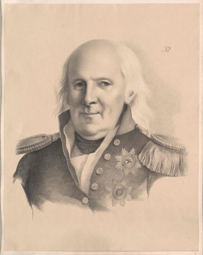 Nikolai Semenovic Mordvinov (print) af Artist Unknown