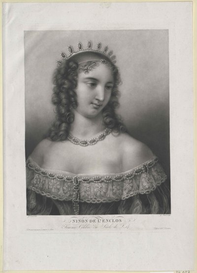 Ninon de Lenclos af Artist Unknown