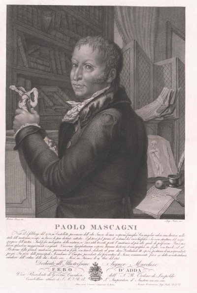 Paolo Mascagni af Artist Unknown