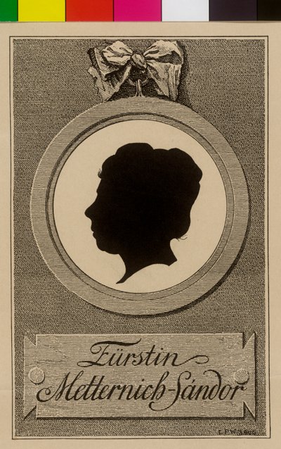 Pauline grevinde Sandor von Slavnicza (print) af Artist Unknown