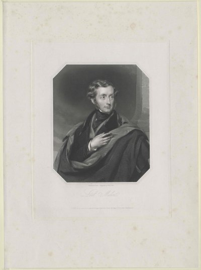 Philip Henry jarl viscount Mahon Stanhope af Artist Unknown