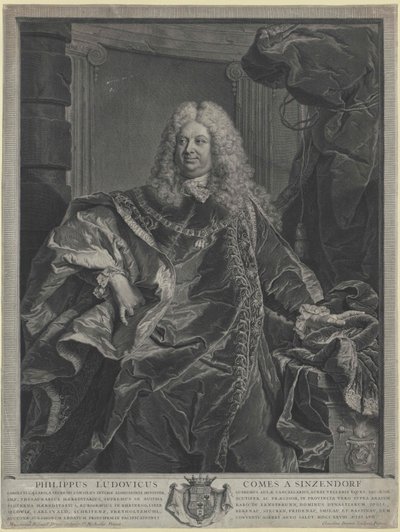 Philipp Ludwig greve Sinzendorf af Artist Unknown
