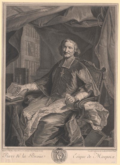 Pierre de biskop af den hellige treenighed La Broue af Artist Unknown