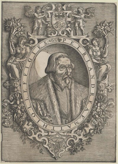 Pietro Andrea Mattioli (print) af Artist Unknown