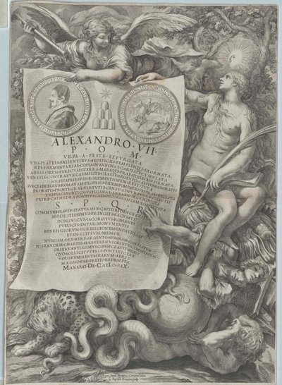 Pave Alexander VII af Artist Unknown