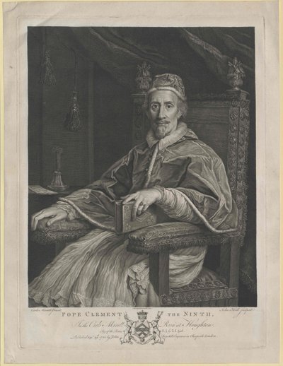 Pave Clement IX af Artist Unknown