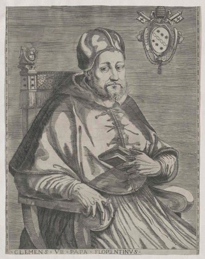 Pave Clemens VIII af Artist Unknown