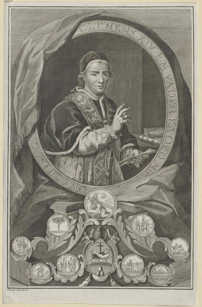 Pave Clement XIV af Artist Unknown