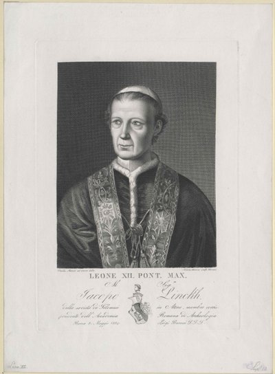 Pave Leo XII af Artist Unknown